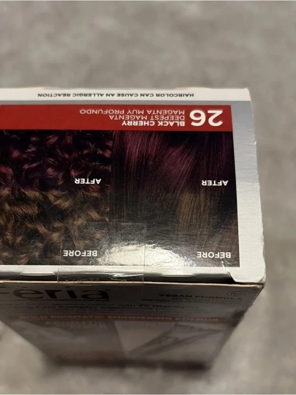 L'Oreal Feria Shimmering Black Cherry Hair Color